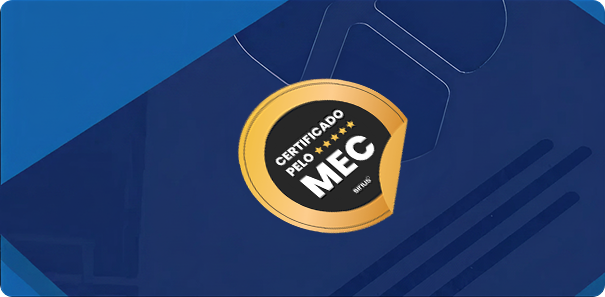 Selo de certificado reconhecido pelo MEC