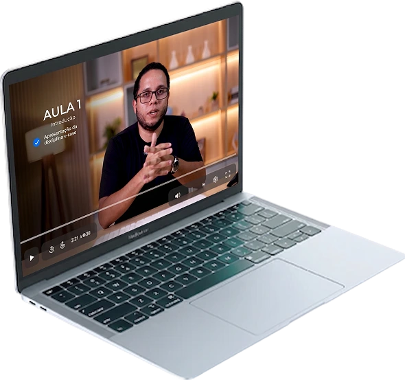 Aula online na plataforma